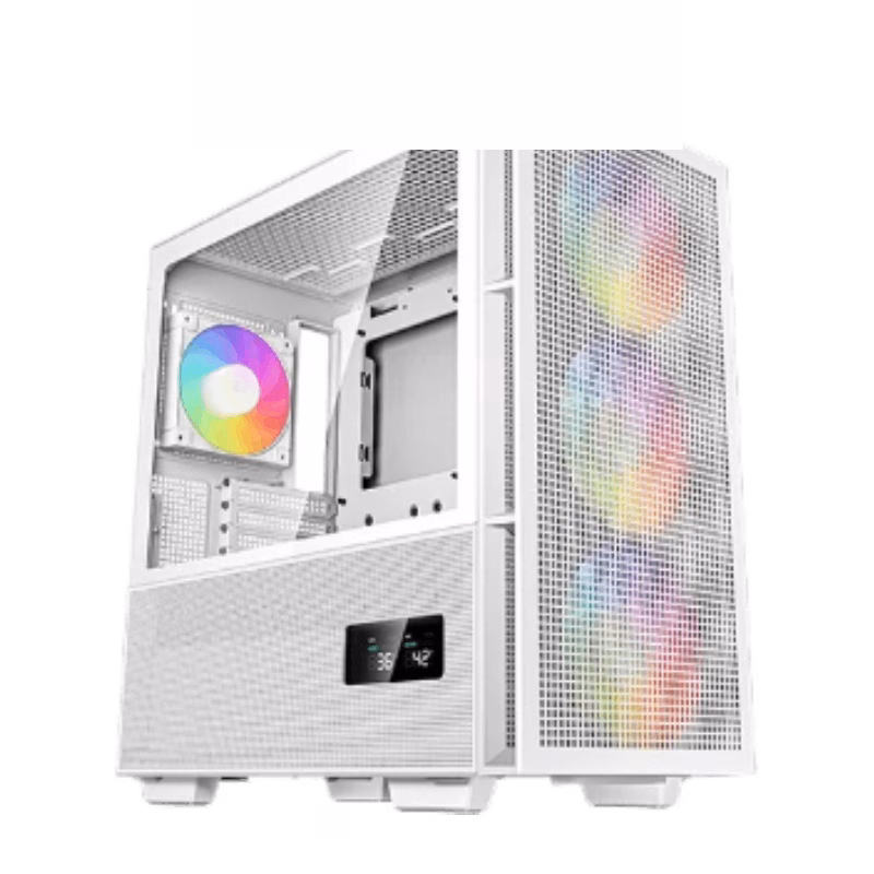 DeepCool CH560 DIGITAL ATX Airflow Case – White | Tax Included