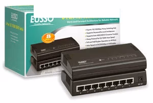 Eusso SWITCH HUB 10/100 USH5008-XPE 8 Port 10/100M Switch