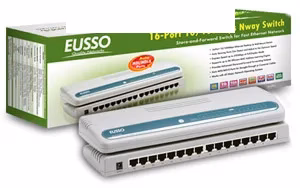 Eusso SWITCH HUB 10/100 USH5016-XPC 16 Port 10/100M Switch