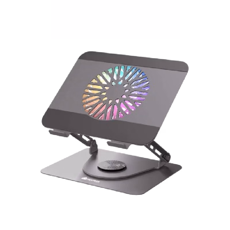 FANTECH NC30 Laptop Cooling Stand with Detachable RGB Fan – Adjustable, 360° Swivel, Support up to 17.3″ Laptops