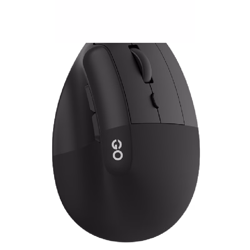 FANTECH W195R GO COMFY, Vertical Mouse, Dual Mode Bluetooth & Wireless, Silent Click, Rechargeable Battery