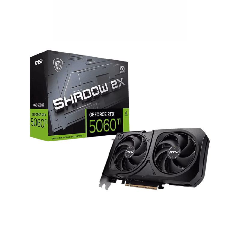 GeForce RTX 5060 Ti 8G SHADOW 2X OC PLUS | 2 Years Warranty | Tax Included