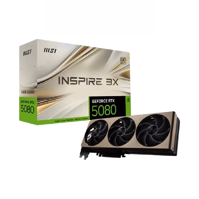 GeForce RTX 5080 16G INSPIRE 3X OC | 1 Years Warranty