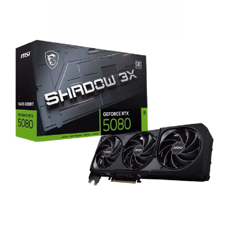 GeForce RTX 5080 16G SHADOW 3X OC | 1 Year Warranty