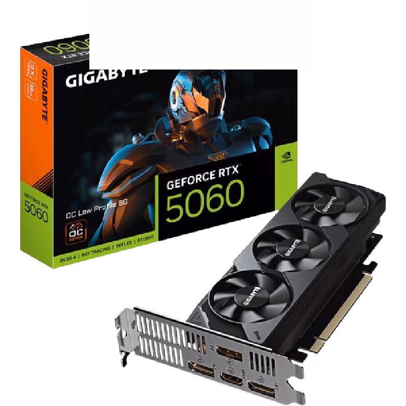 GIGABYTE GeForce RTX 5060 OC Low Profile 8G | GV-N5060OC-8GL