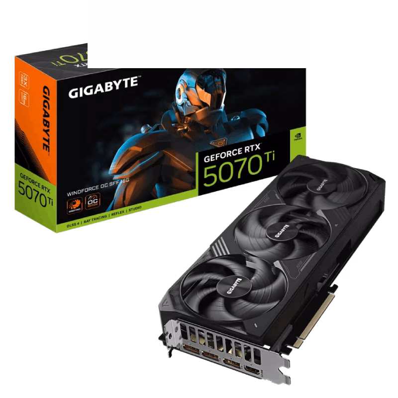 Gigabyte GeForce RTX 5070 Ti WINDFORCE OC 16G Graphics Card | Tax Free