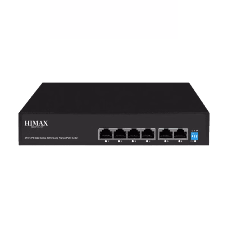 HIMAX Lite Series Long Range 6 Ports PoE Switch | PS1402E-L | 3 Years Warranty