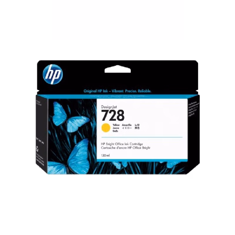 HP 728 130-ml Original DesignJet Ink Cartridge