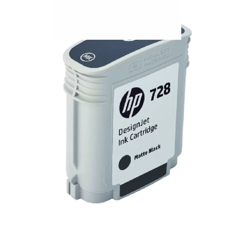 HP 728 69-ml DesignJet Original Ink Cartridge – Matte Black | F9J64A