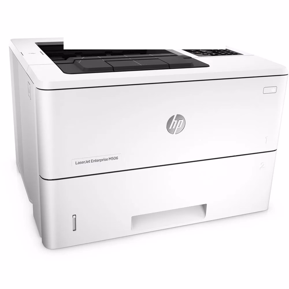 HP Printer Mono Laser / A4 Format F2A69A LJ Enterprise M506dn Speed 43ppm, Res 1200dpi, 540MHz processor, 128MB Memory, Duty Cycle 150,000 pages, USB2.0, Duplex, Tray, Network,