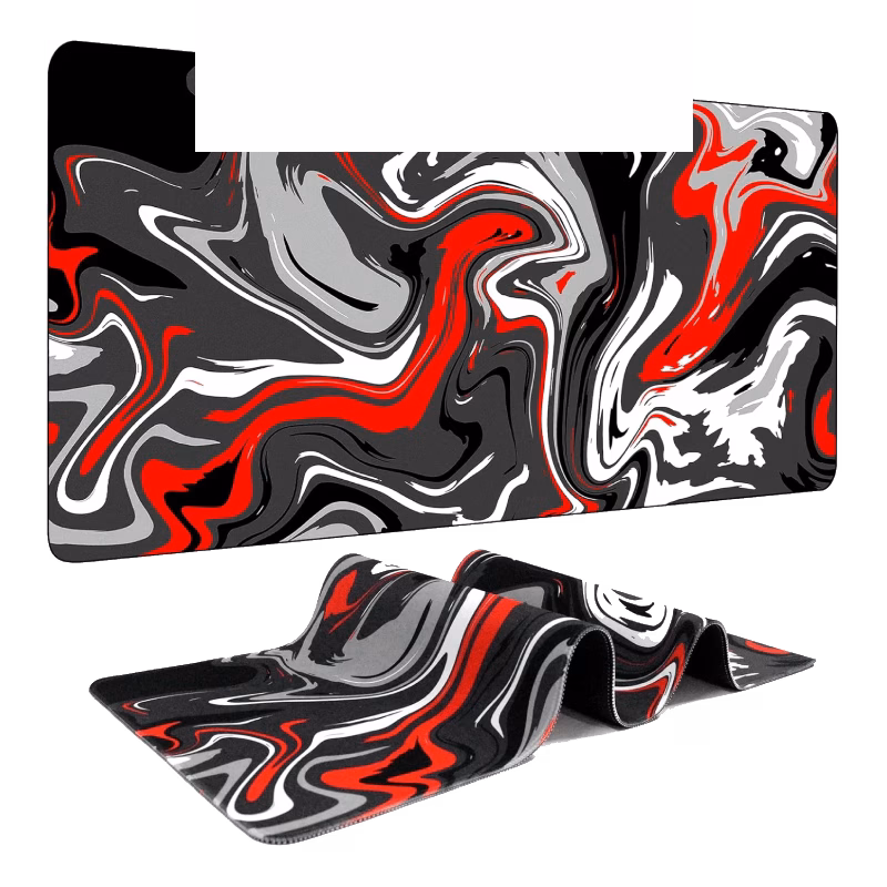 HydeNova Mousepad Liquid Red Abstract | Tax Included