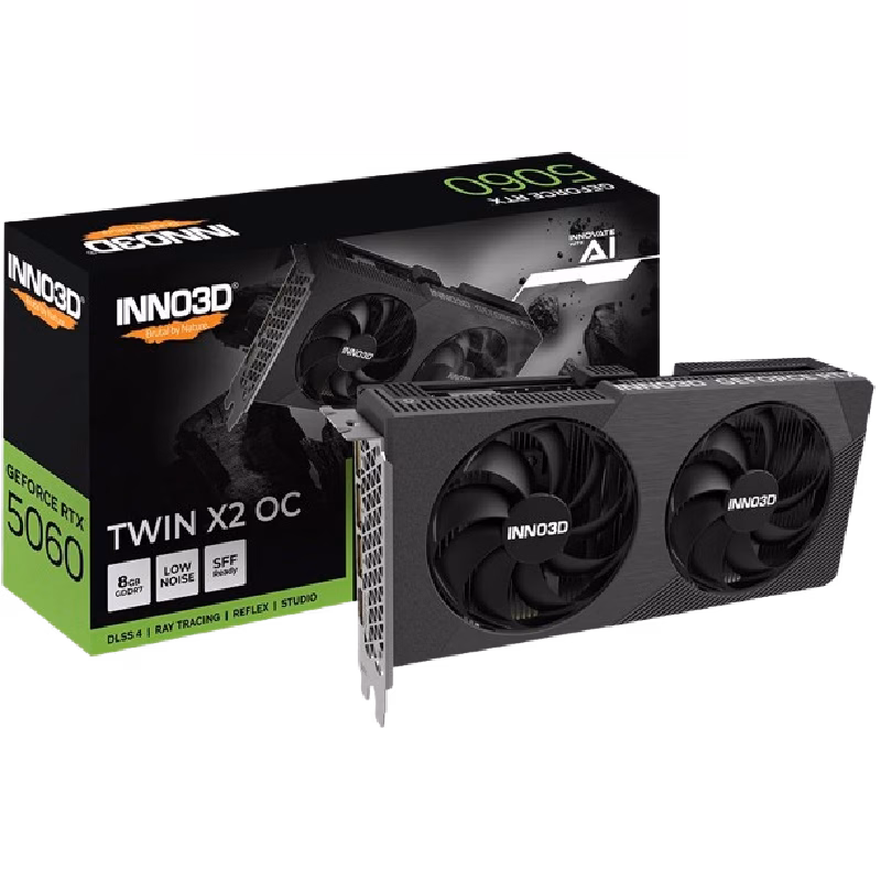 INNO3D GeForce RTX 5060 TWIN X2 | N50602-08D7X-195