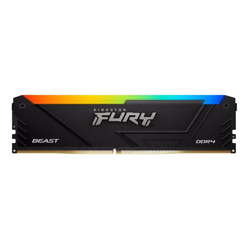 Kingston FURY BEAST 8GB DDR4-3200 CL16 Black RGB / 5 years warranty