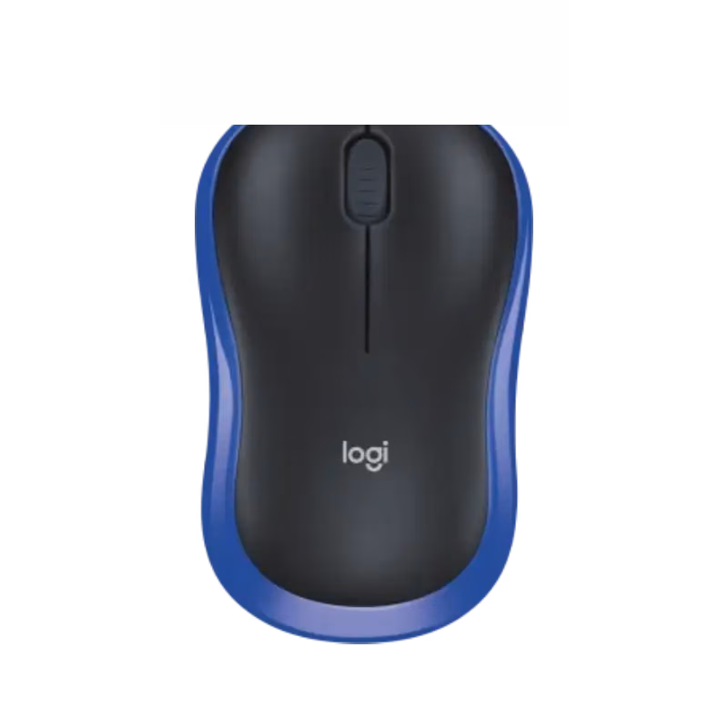 Logitech M185 Wireless Mouse – Blue