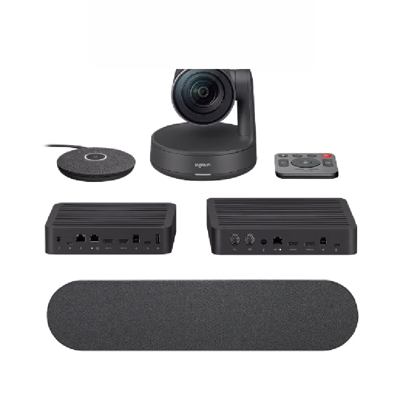 Logitech Rally Video Conferencing System – (1× Camera, 1× Speaker, 1× Mic Pod, Table & Display Hub) | 960-001237 | 1 Year Warranty