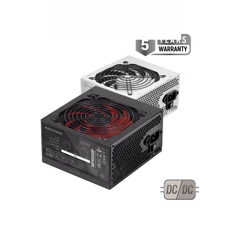 Mars Gaming 550W Power Supply | MPIII550P | 5 Years Warranty | Tax Free