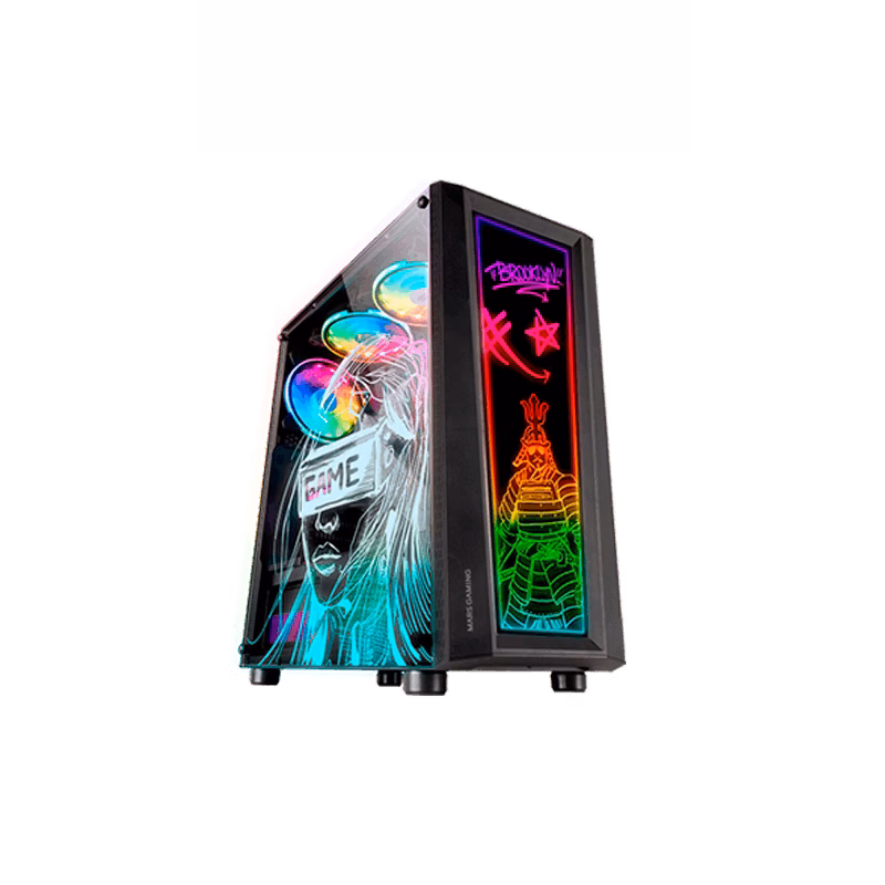 Mars Gaming MC-ART Artistic Gaming Case | Black | MCART