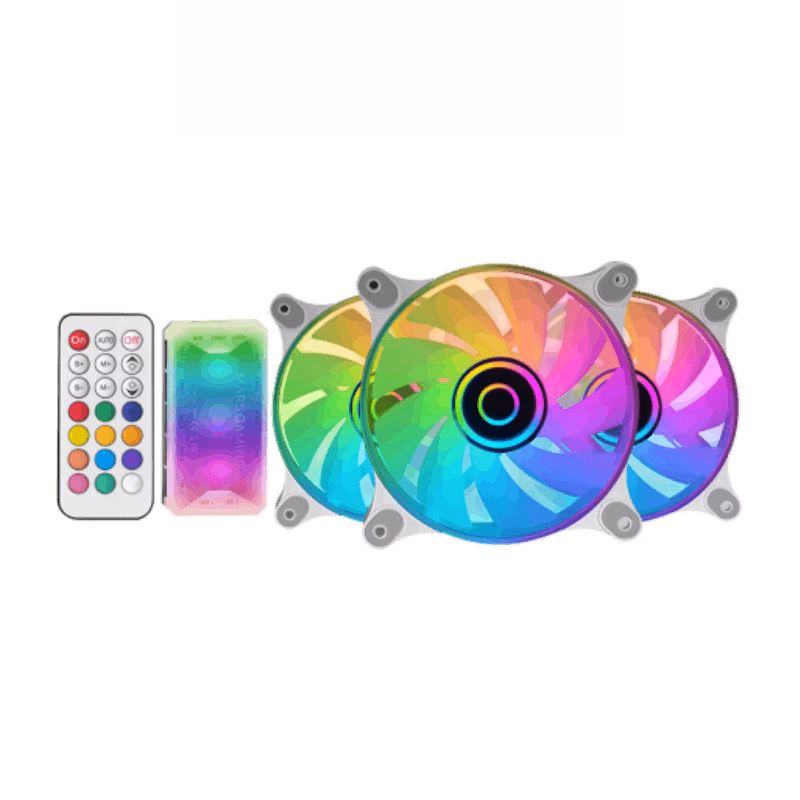 Mars Gaming MF-3DKITW ARGB Fan Kit | White | Tax Free