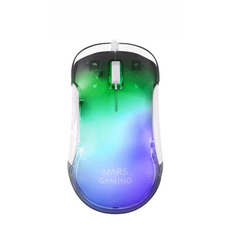 Mars Gaming MMGLOWW Gaming Mouse | White | Tax Free