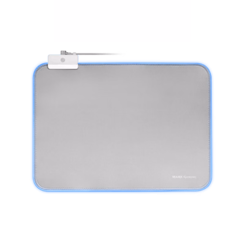 Mars Gaming MMPRGBLW Gaming Mousepad | White | Tax Free
