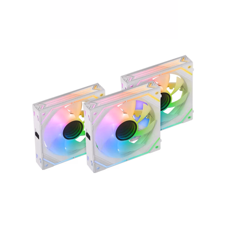 Mars Gaming Quiet Pwm 3X 120Mm Infinity Mirror Argb Gaming Fan With Argb Control Box White | MFLINKFINITYKITW | Tax Free