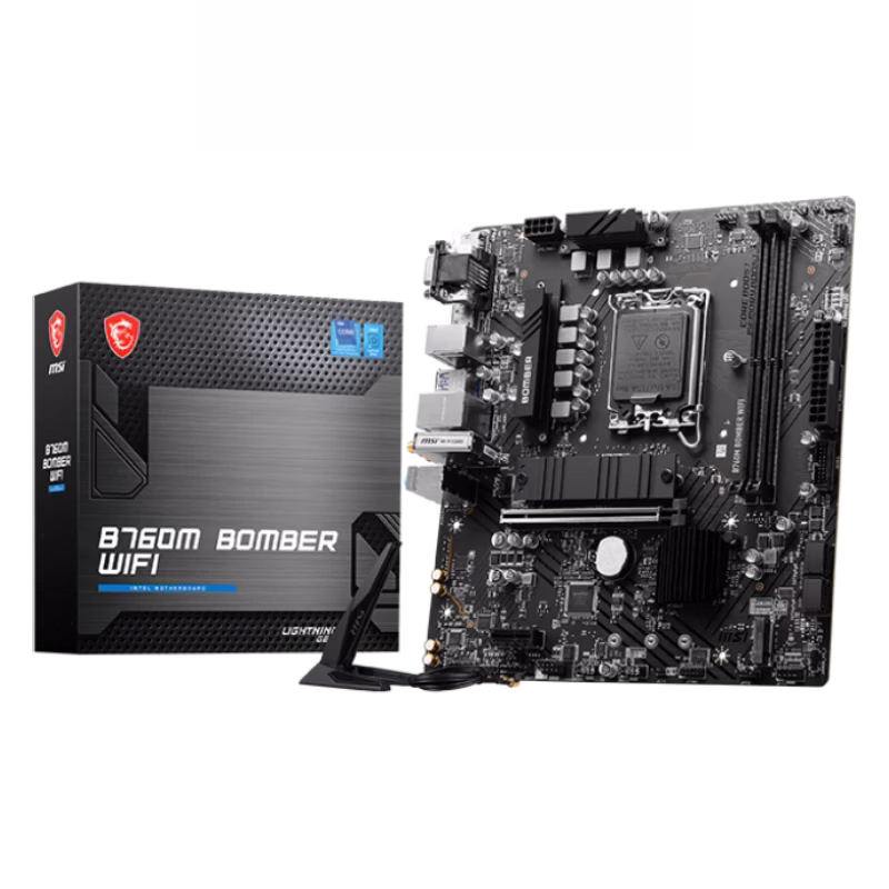MSI B760M Bomber WIFI DDR5 Motherboard | 911-7D90-061 | 3 years warranty