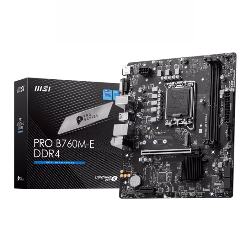 MSI B760M-E DDR4 Motherboard Micro-ATX | 911-7D48-025 TF