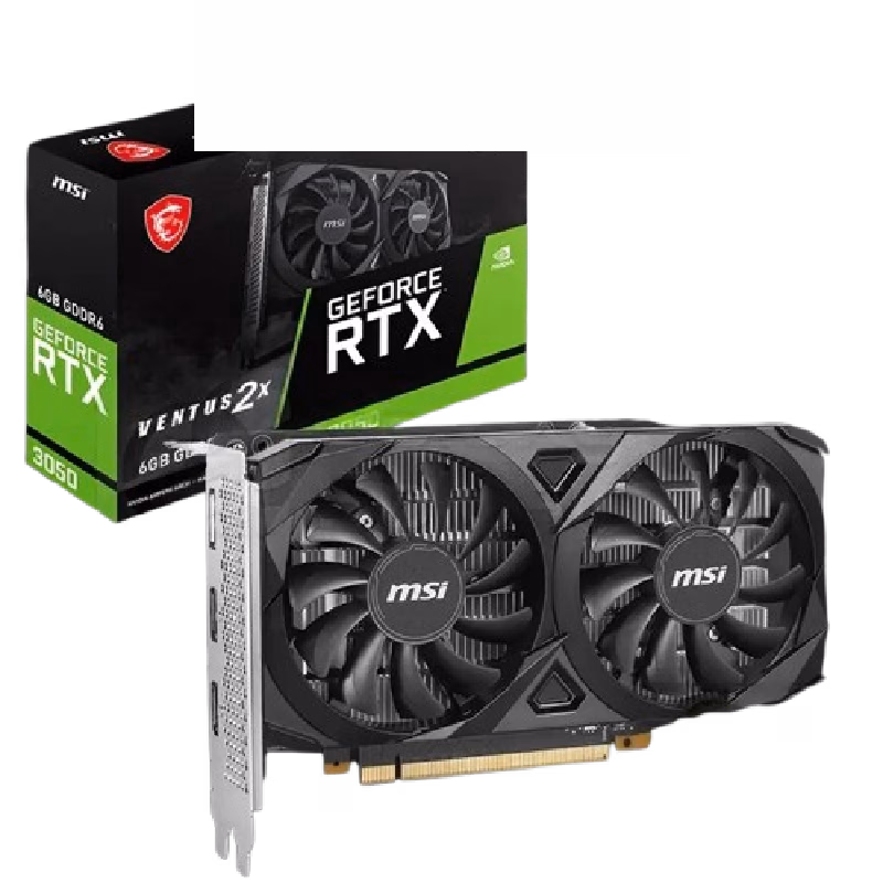 MSI GeForce RTX 3050 Ventus 2X E 6G OC With 6GB GDDR6