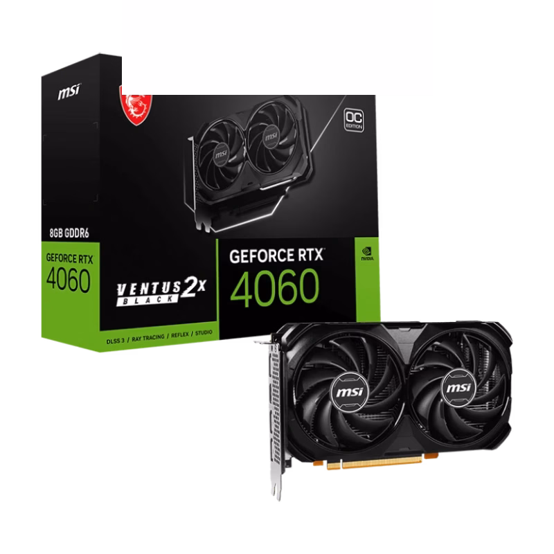 MSI GeForce RTX 4060 Ventus 2X 8GB OC | 912-V516-012 | Tax Free