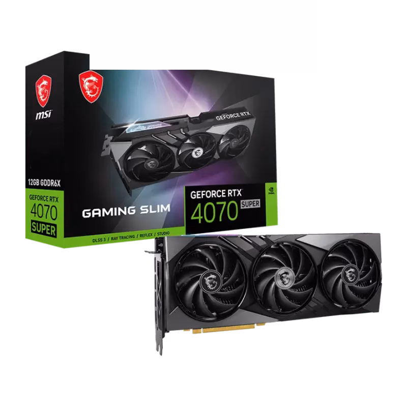 MSI GeForce RTX 4070 Super 12G Gaming Slim | 912-V513-648 | Tax Free