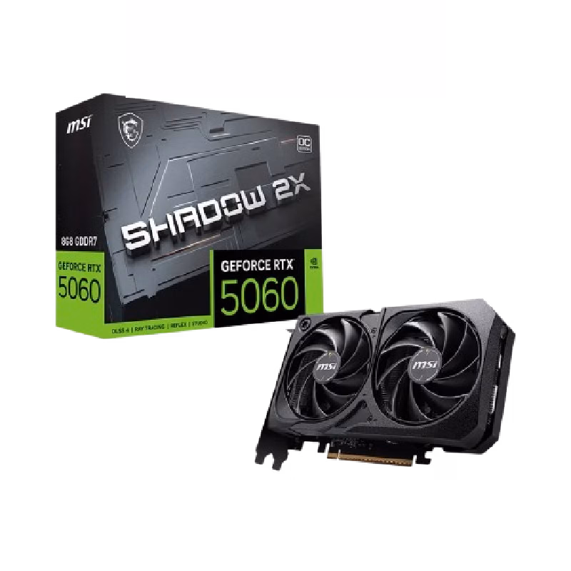 MSI GEFORCE RTX 5060 8GB SHADOW 2X OC VGA