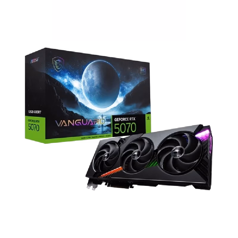 MSI GeForce RTX 5070 VANGUARD DLSS4 12GB GDDR7 | 912-V532-054 | 3 years warranty