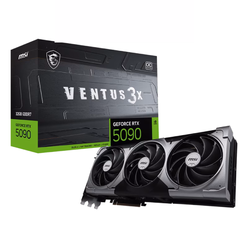 MSI GeForce RTX 5090 32G VENTUS 3X OC Graphics Card | Tax Free