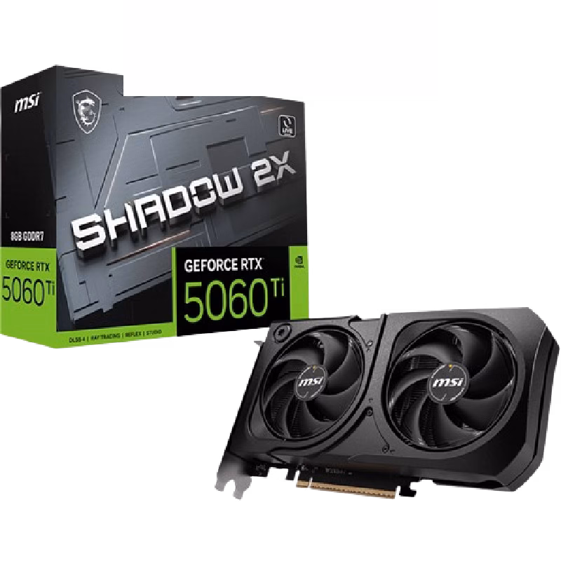 MSI GPU RTX 5060Ti 8GB SHADOW 2X OC PLUS | MSI 912-V536-035