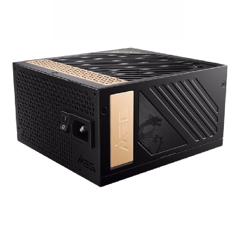 MSI MEG Ai1300P PCIE 5.0 1300W Power Supply 80 Plus PLATINUM Full Modular Gaming PSU