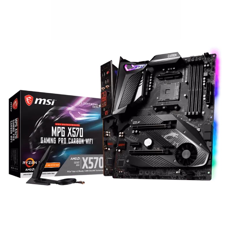 MSI MPG X570 Gaming Pro Carbon WIFI DDR4 Motherboard | 911-7B93-013