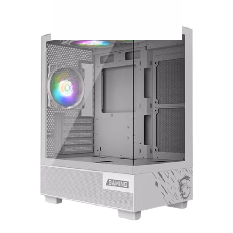 MSI PAG PANO M110A White MATX 3PCS AUTO RGB FAN
