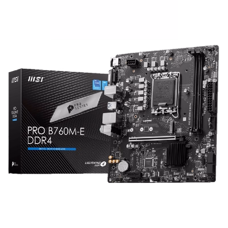 MSI PRO B760M-E DDR4 Motherboard | 911-7D48-042