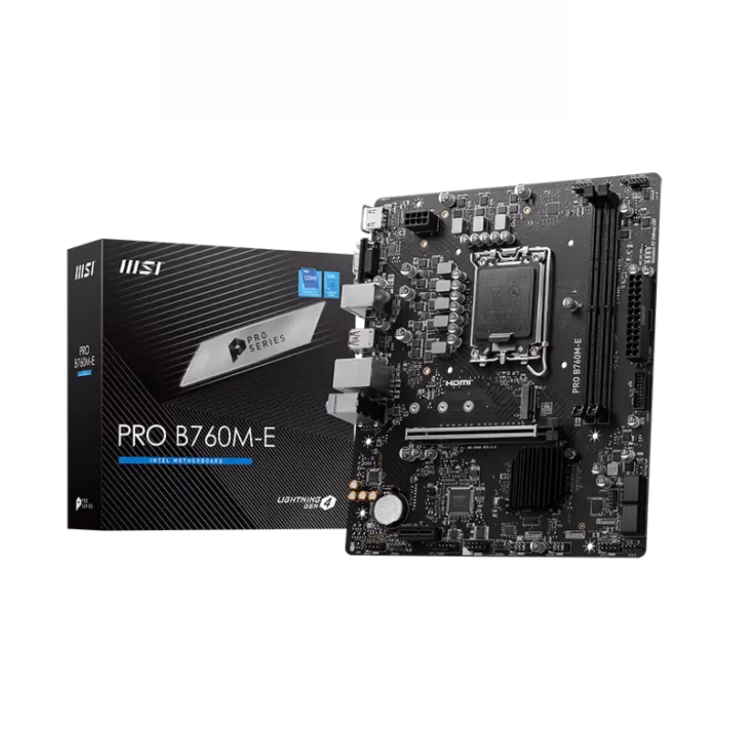 MSI PRO B760M-E DDR5 Motherboard | 911-7D48-020