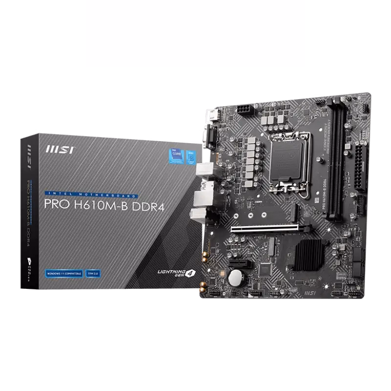 MSI PRO H610M-B DDR4 Motherboard | 911-7D46-022