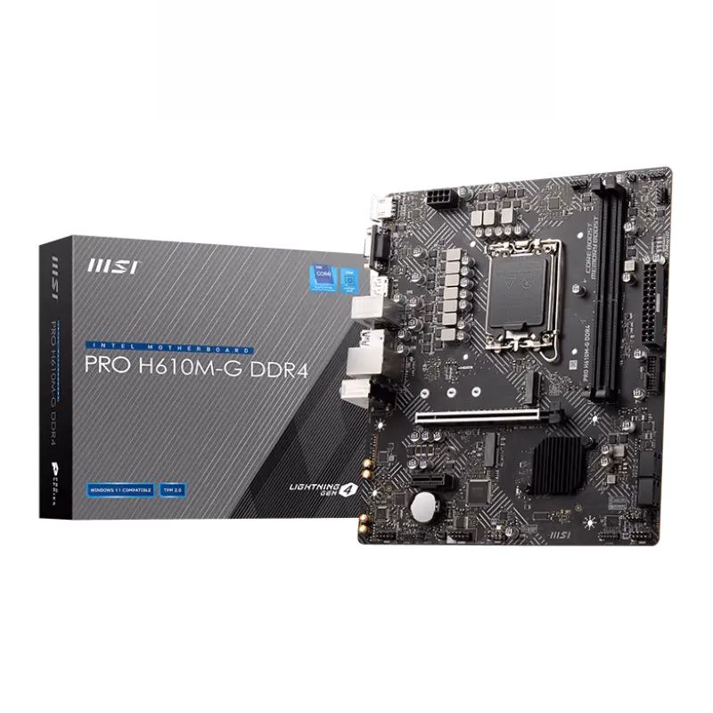 MSI PRO H610M-G DDR4 Motherboard | 911-7D46-031