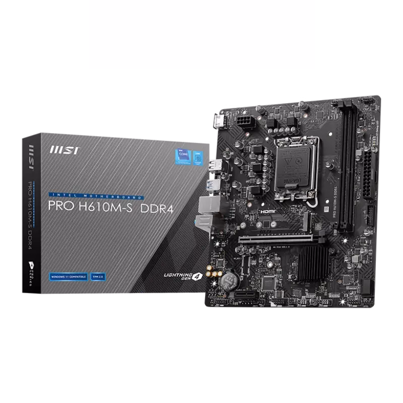 MSI PRO H610M-S DDR4 Motherboard
