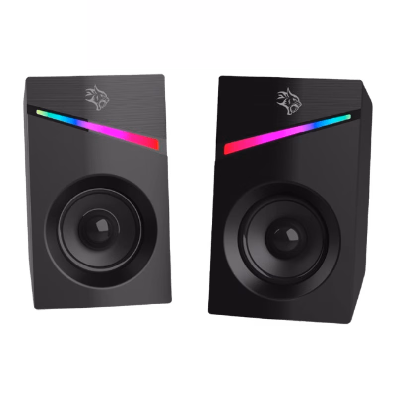 Porodo Gaming Stereo Speakers Volume Knob Control | PDX543-BK