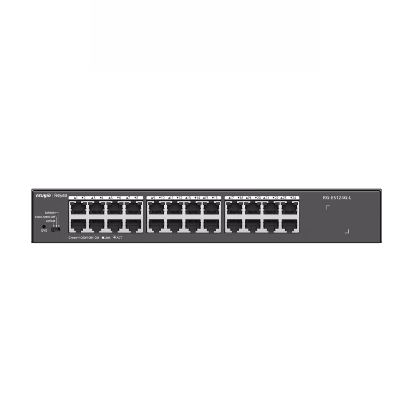 Ruijie Reyee RG-ES124G-L 24-Port 10/100/1000 Mbps Unmanaged Non-PoE Switch | Tax Included
