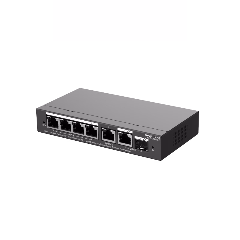 Ruijie Reyee RG-ES206GS-P 6-Port Gigabit Smart Cloud Managed PoE Switch | Tax Included