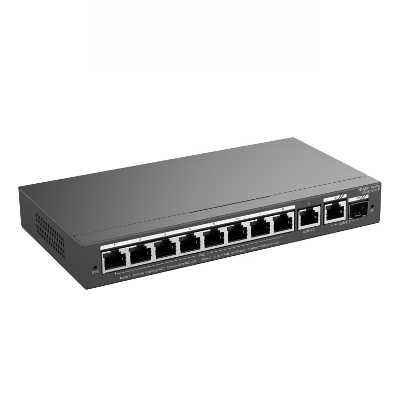 Ruijie Reyee RG-ES210GS-P 10-Port Gigabit Smart Cloud Managed PoE Switch | Tax Included