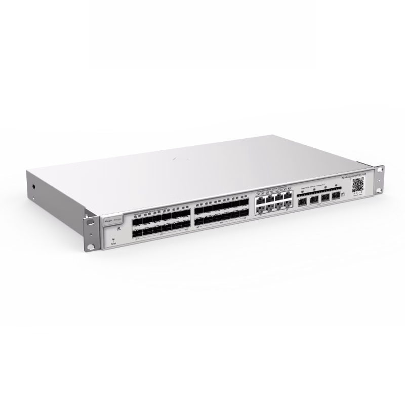 Ruijie Reyee RG-NBS3200-24SFP/8GT4XS 24-Port Gigabit SFP with 8 combo RJ45 ports Layer 2 Managed Switch, 4 * 10G | Tax Included