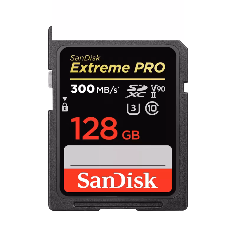 SanDisk 128GB Extreme PRO SDHC UHS-II Memory Card | SDSDXDK-128G-GN4IN