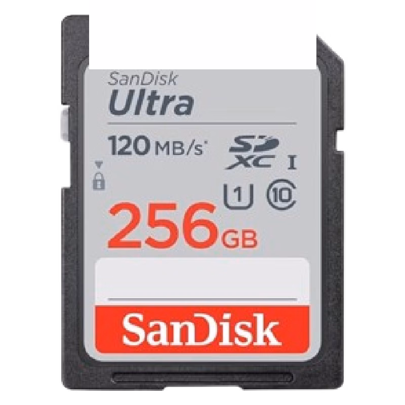 SanDisk Ultra 256GB UHS-I SDXC Memory Card – 120MB/s | SDSDUNC-256G-GN6