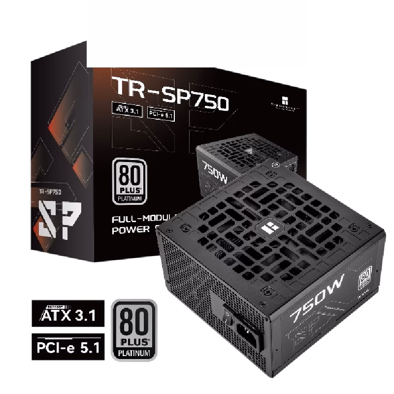 Thermalright TR-SP750 750W Platinum Fully modular Sleeved Cables ATX 3.1 PSU